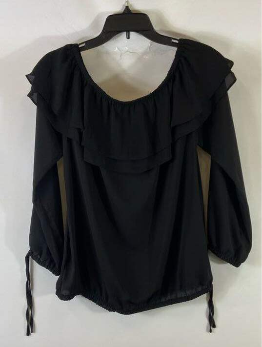 Michael Michael Kors Black Long Sleeve - Size Medium image number 2
