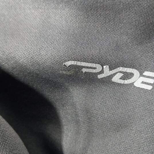 Spyder Men's Gray/Black Color Block Full Zip Mock Neck Jacket Size M image number 3