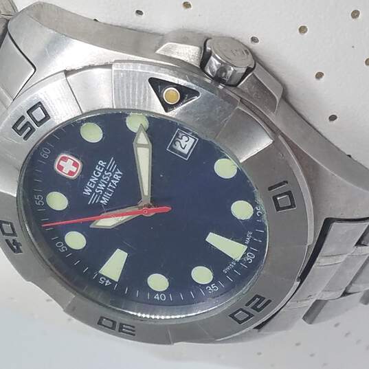 Wenger Swiss Military 7997X/T Blue Dial Stainless Steel Divers Watch image number 2