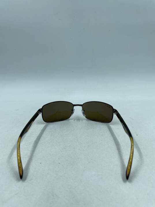 Ray-Ban Tortoise Rectangle Sunglasses image number 3