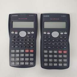 Pair of VTG Casio FX 82MS Calculators / Untested
