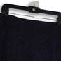 NWT Womens Blue Flat Front Side Zip Straight & Pencil Skirt Size 14 image number 4