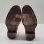 Paul Fredrick Italy Canvas Leather Wingtip Tassel Loafers Men's Size 10 M image number 5