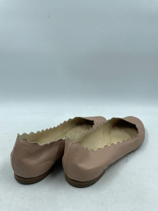 Authentic Chloé Carnation Scallop Flats W 7.5 image number 4