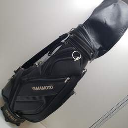 Yamamoto Black Leather Golf Bag