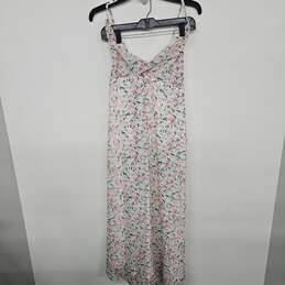 Zaful Women's Spaghetti Strap Floral Summer Hollow Twist Front Dress