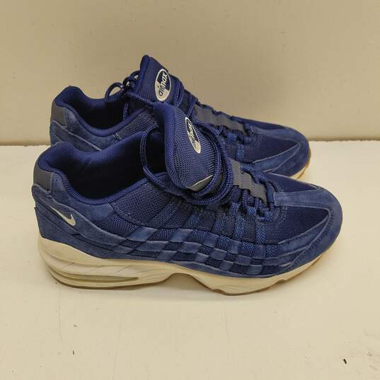 Nike Air Max 95 Canvas Woven Sneakers Blue 6.5Y Women's 8.5 image number 3