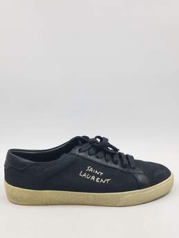 Authentic Saint Laurent Black Low Sneaker M 8