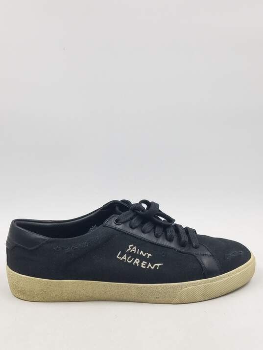 Authentic Saint Laurent Black Low Sneaker M 8 image number 1