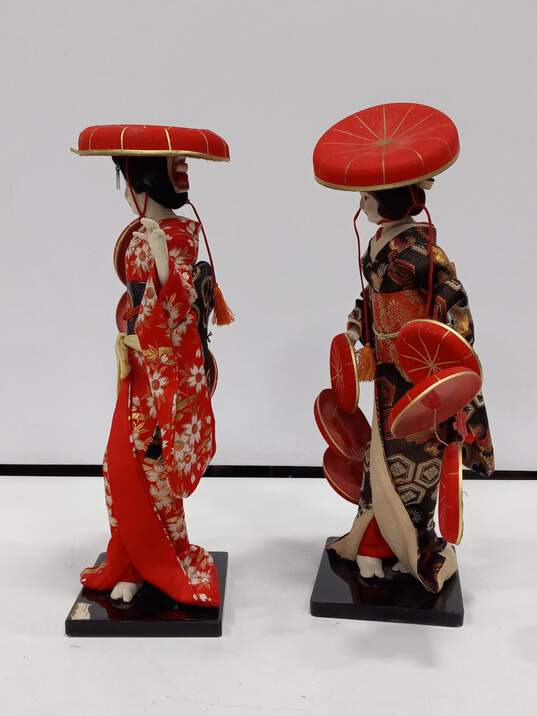Bundle 2 Japanese Geisha Dolls image number 6