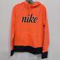 Women’s Nike Therma-Fit Front Pocket Logo Hoodie Sz M image number 1