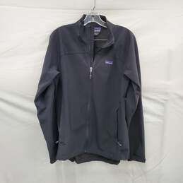 Patagonia WM's Polyester Blend Insulated Black Zipper Jacket Size M