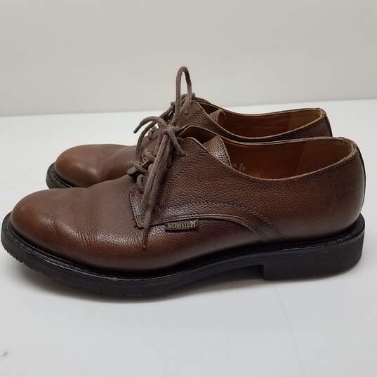 Mephisto Air-Relax Genuine Brown Leather GoodYear Welt Men's Oxford Shoes Size 8.5 image number 2
