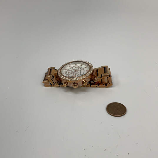 Designer Michael Kors MK-5491 Chronograph Round Dial Analog Wristwatch image number 3