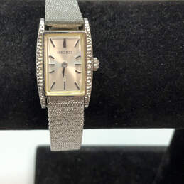 Designer Seiko 11-3180 Silver-Tone Stainless Steel Analog Wristwatch