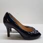 Cole Haan Black Patent Leather Peep Toe Pump Heels Shoes Size 8.5 B image number 6