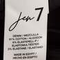 7 For All Mankind Women Black Straight Jeans Sz 2 NWT image number 4