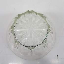 Crystal Cone Shaped Candy Bowl unbranded/ Salad Bowl in Heritage by Princess House Clear alternative image