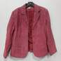 Coldwater Creek Pink Suede Leather Jacket Size Medium image number 1