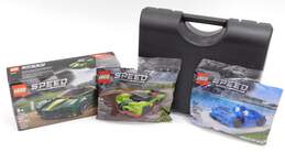 Speed Champions Factory Sealed Set 76907: Lotus Evija + (2) Polybag Sets & Black Storage Case