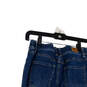 Womens Blue Medium Wash Elastic Waist Pull-On Denim Jegging Jeans Size 4 image number 4