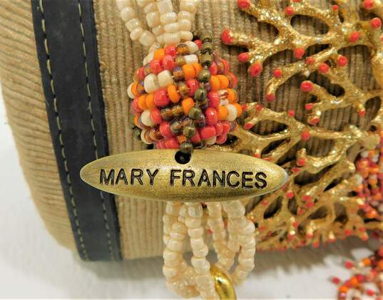 Mary Frances Beach Ocean Nautical Themed Handbag Purse Beaded Accents image number 4