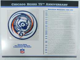 1994 Chicago Bears 75th Anniversary Uniform Worn Patch