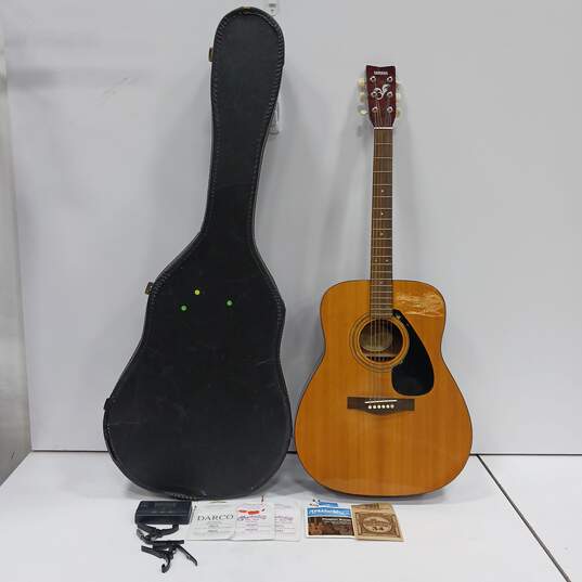 Yamaha FG-300A Acoustic Guitar w/ Accessories image number 1