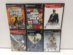 Bundle of 6 Assorted PlayStation 2 Video Games