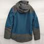 Eddie Bauer MN's Weather Edge Blue & Gray Hooded Parka Size M image number 2