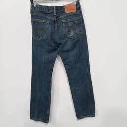 Levi's Men's 514 Blue Denim Straight Jeans Size 29 x 30 alternative image