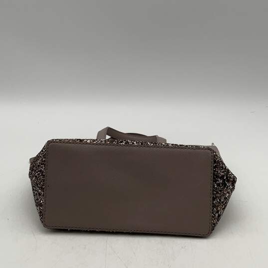 Kate Spade New York Womens Gray Greta Glitter Tote Handbag w/ Matching Wallet image number 6