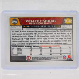 2008 Willie Parker Topps Chrome X-Fractor Pittsburgh Steelers alternative image
