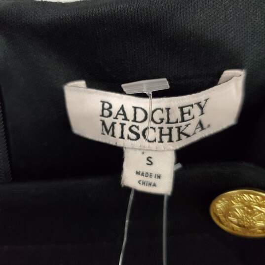 Badgley Mischika Black Sleeveless Fit & Flare Midi Dress WM Size S NWT image number 3