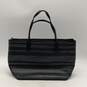 Kate Spade New York Womens Black Glitter Double Handle Zipper Tote Bag Purse image number 3