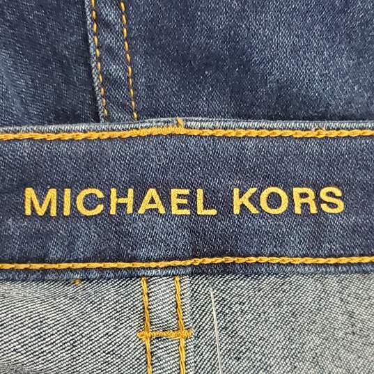 Michael Kors Women Blue Capri Denim Jeans Sz 4 image number 3