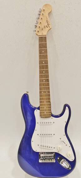 Squier by Fender Brand MINI Model Blue 6-String Electric Guitar w/ Soft Gig Bag