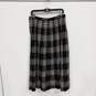 Pendleton Black Plaid Pleated Long Skirt Women's Size M image number 2