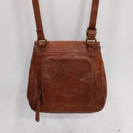 Women's Brown Fossil Leather Shoulder Bag Purse alternative image