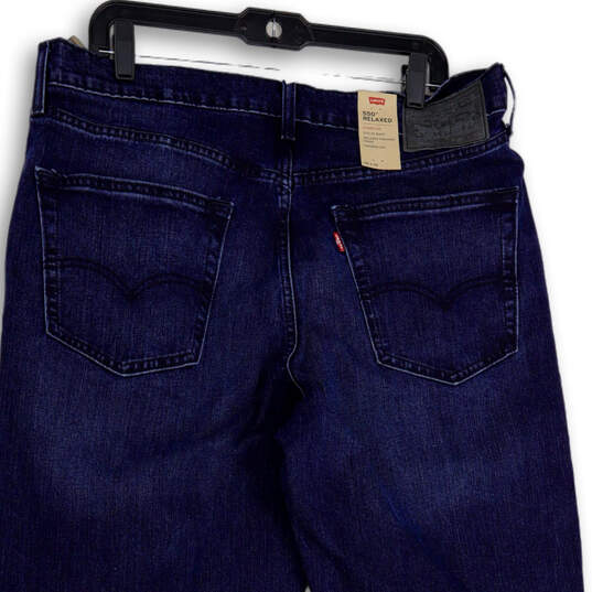 NWT Mens Blue 550 Denim Medium Wash Relaxed Fit Tapered Jeans Size 36x34 image number 2