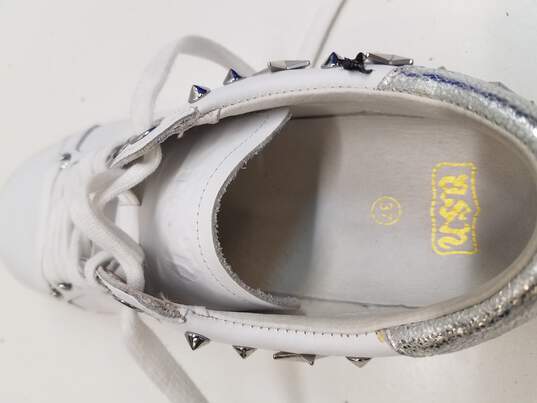 Ash Dazed Sneakers In White/silver Women's Size 6 image number 8