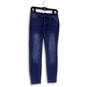 Womens Blue Denim Medium Wash Pockets Stretch Skinny Leg Jeans Size 2/26 image number 1