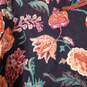 Womens Floral Regular Fit Long Sleeve Blouse Top Size Small image number 3