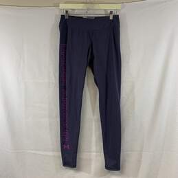 Women's Grey Under Armour Fitted Leggings, Sz. S