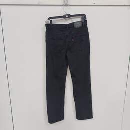 Levi's 514 Black Straight Jeans Men's Size 29x31 alternative image
