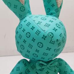 Luxe Teddy Teal Bunny Rhinestone Stuffed Animal alternative image