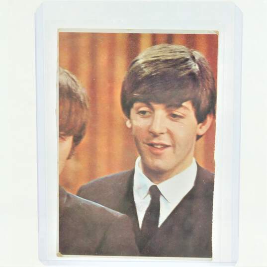 1964 Paul McCartney Topps Beatles Color Cards image number 1