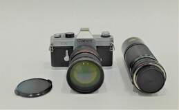 Canon TX 35mm Film Camera w/ 2 Lens