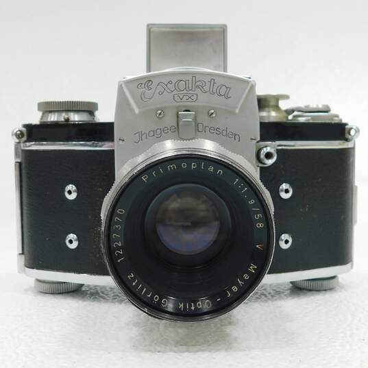 Vintage Jhagee Dresden Ekata VX w/ Meyer-Optik Gorlitz Primoplan 1:1 9/58 Lens image number 1
