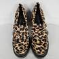 Gianni Bini Maxxwelle leopard print faux calf hair platform loafers with lug sole image number 1